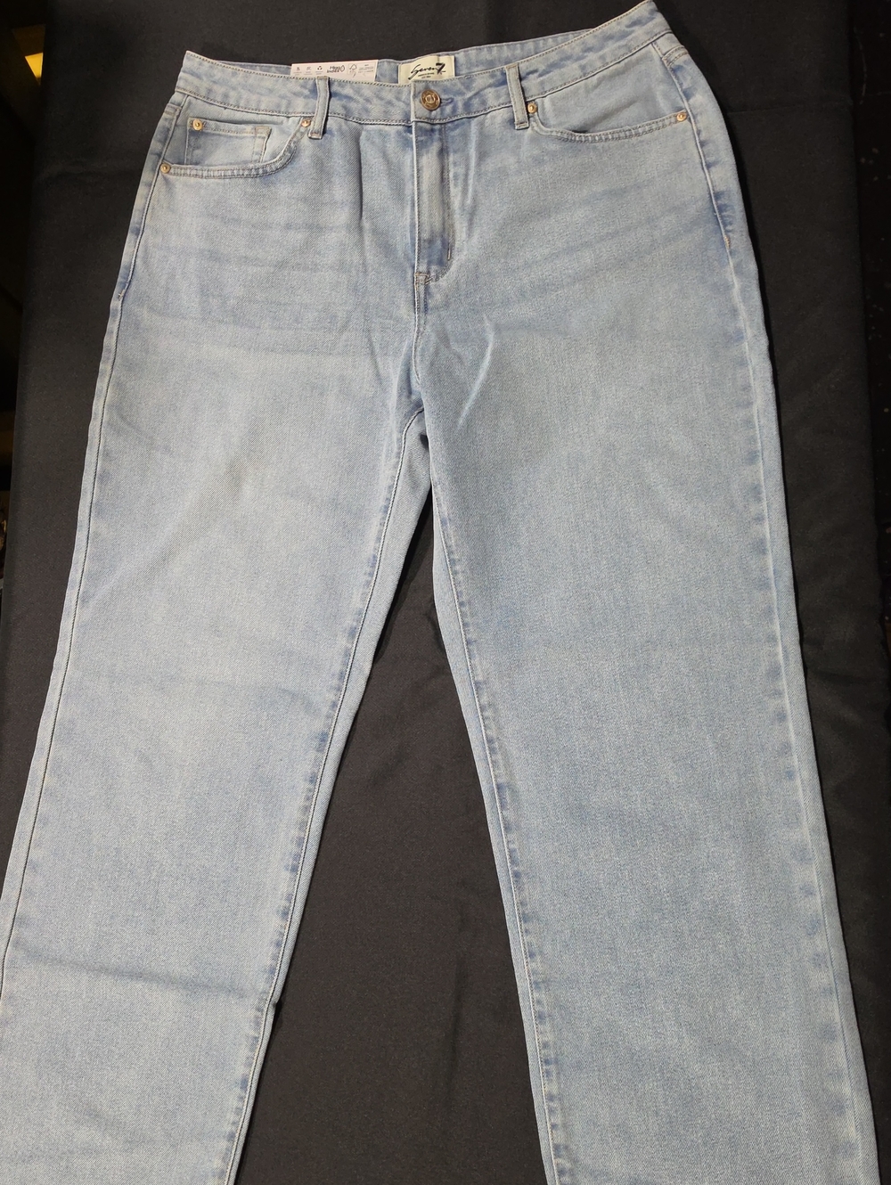 Seven7 Light Blue High-Rise Jeans